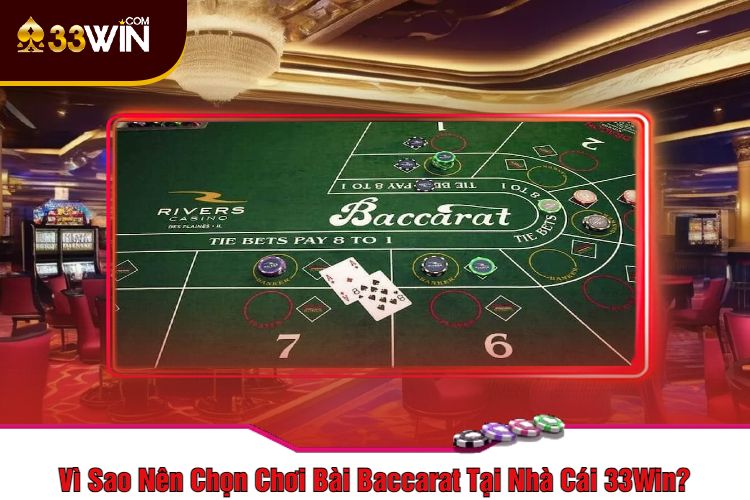 Vì Sao Nên Chọn Chơi Bài Baccarat Tại Nhà Cái 33Win?